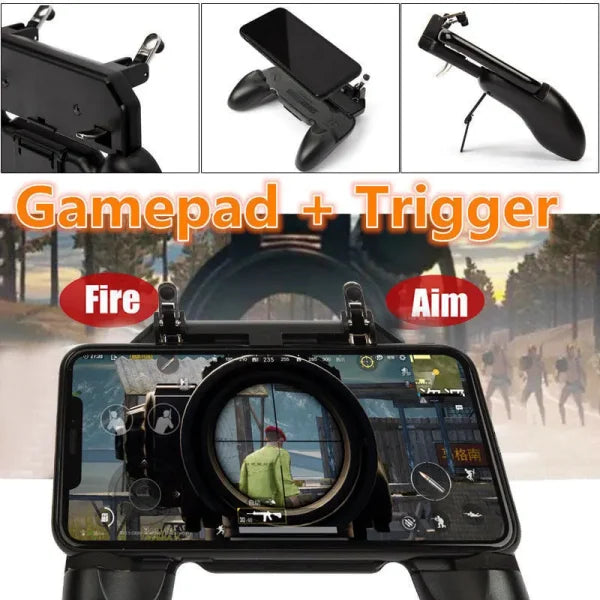 New Version Gaming Joystick Game Pad W10 For Pubg Mobile Controller