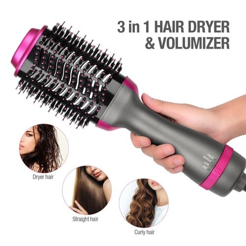 Professional Curler Hair Straightener Hair Dryer Styling Tool Hot Air Brush