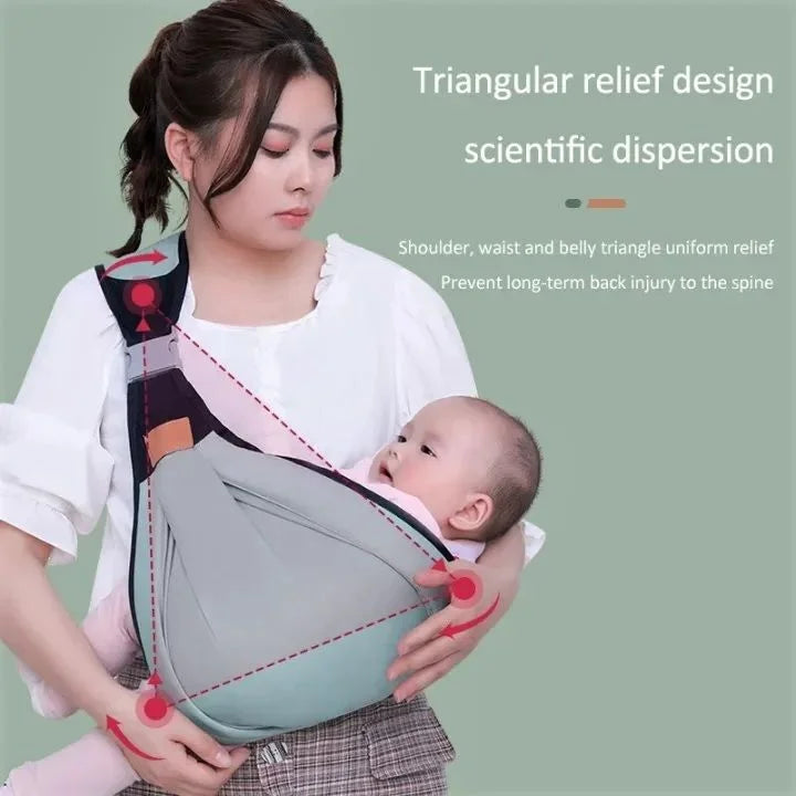 Adjustable Newborn Baby Carrier Sling Wrap